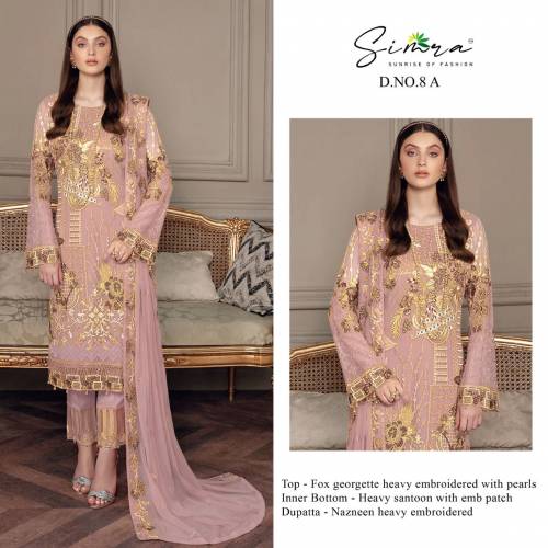 Simra Fashion Designer Suits 8 Colors